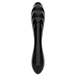 Satisfyer Gode en verre Dazzling Crystal 1 - 18 x 3.6cm Noir